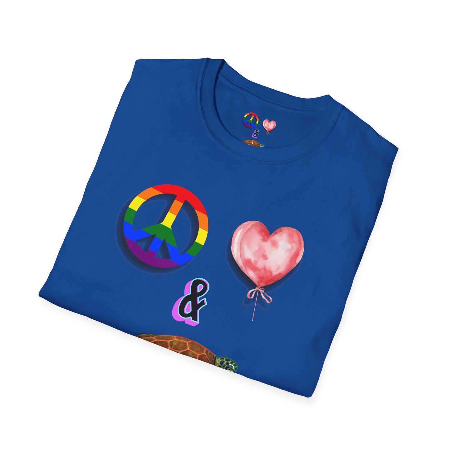 T-Shirt - Peace Love & Sea Turtles
