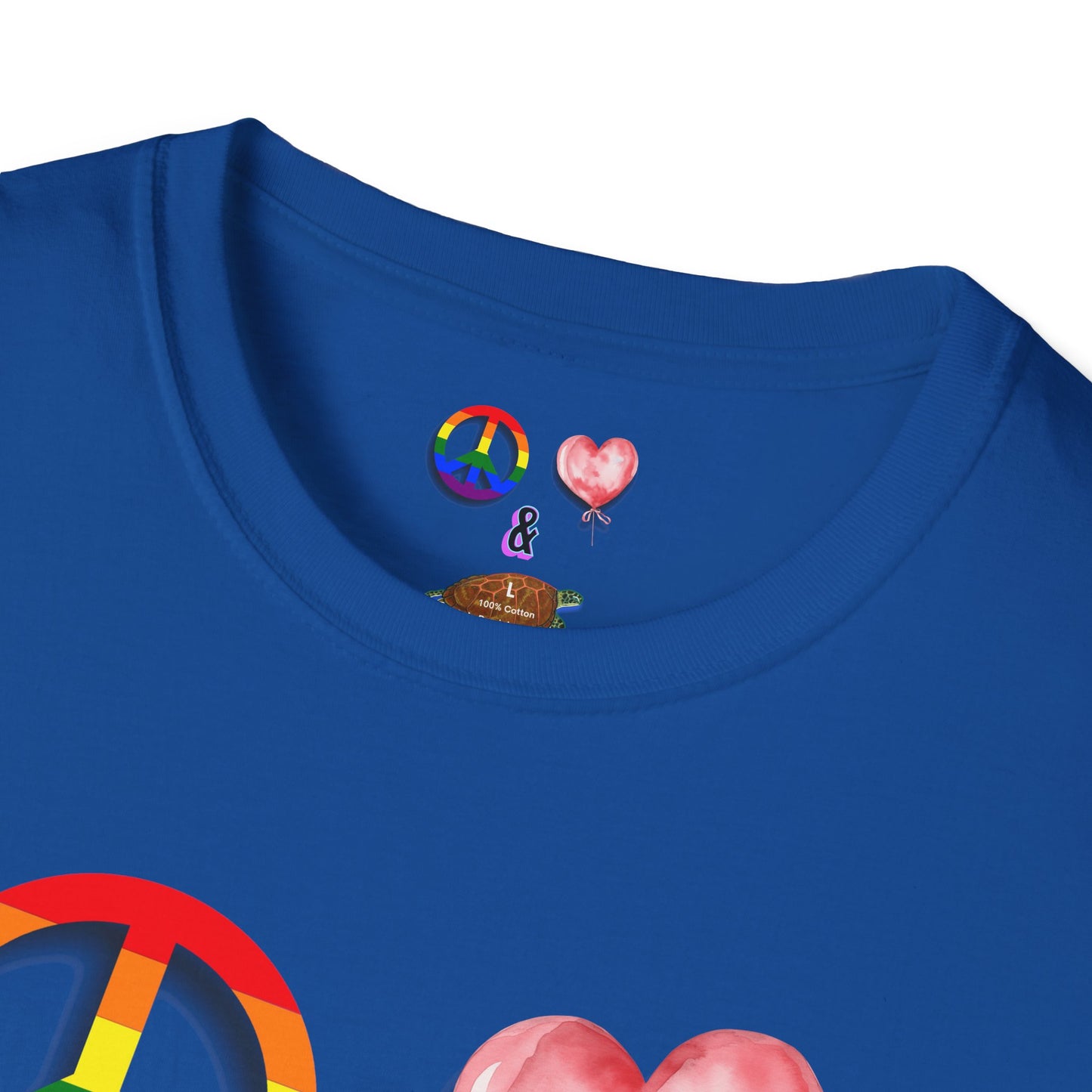 T-Shirt - Peace Love & Sea Turtles