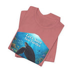 Sea Turtle Conservation Tee — "Let's Save Sea Turtles" Graphic T-Shirt