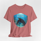 Sea Turtle Conservation Tee — "Let's Save Sea Turtles" Graphic T-Shirt