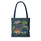 Tote Bag - Sea Turtle Swirl - Midnight