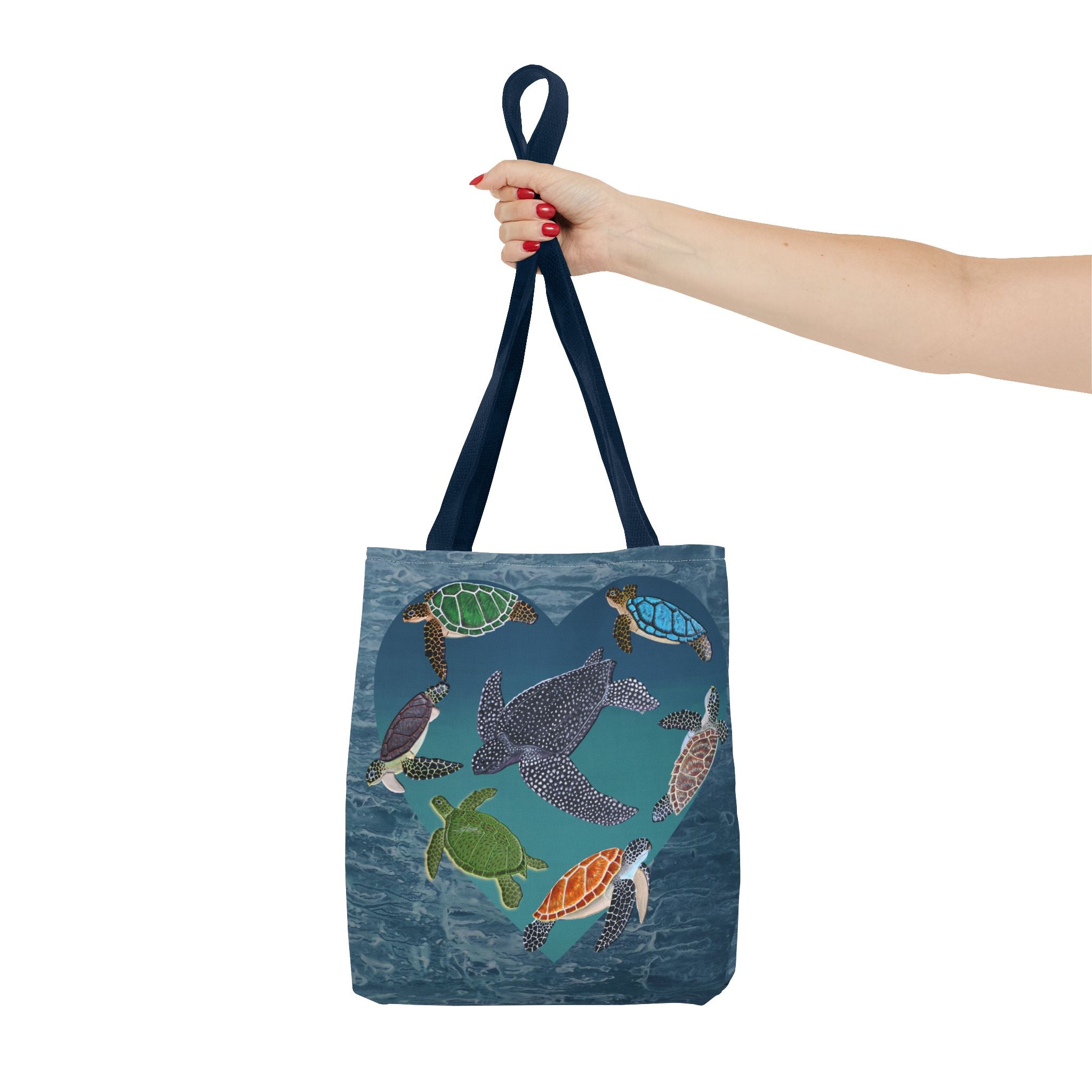Tote Bag - Seven Sea Turtle Love
