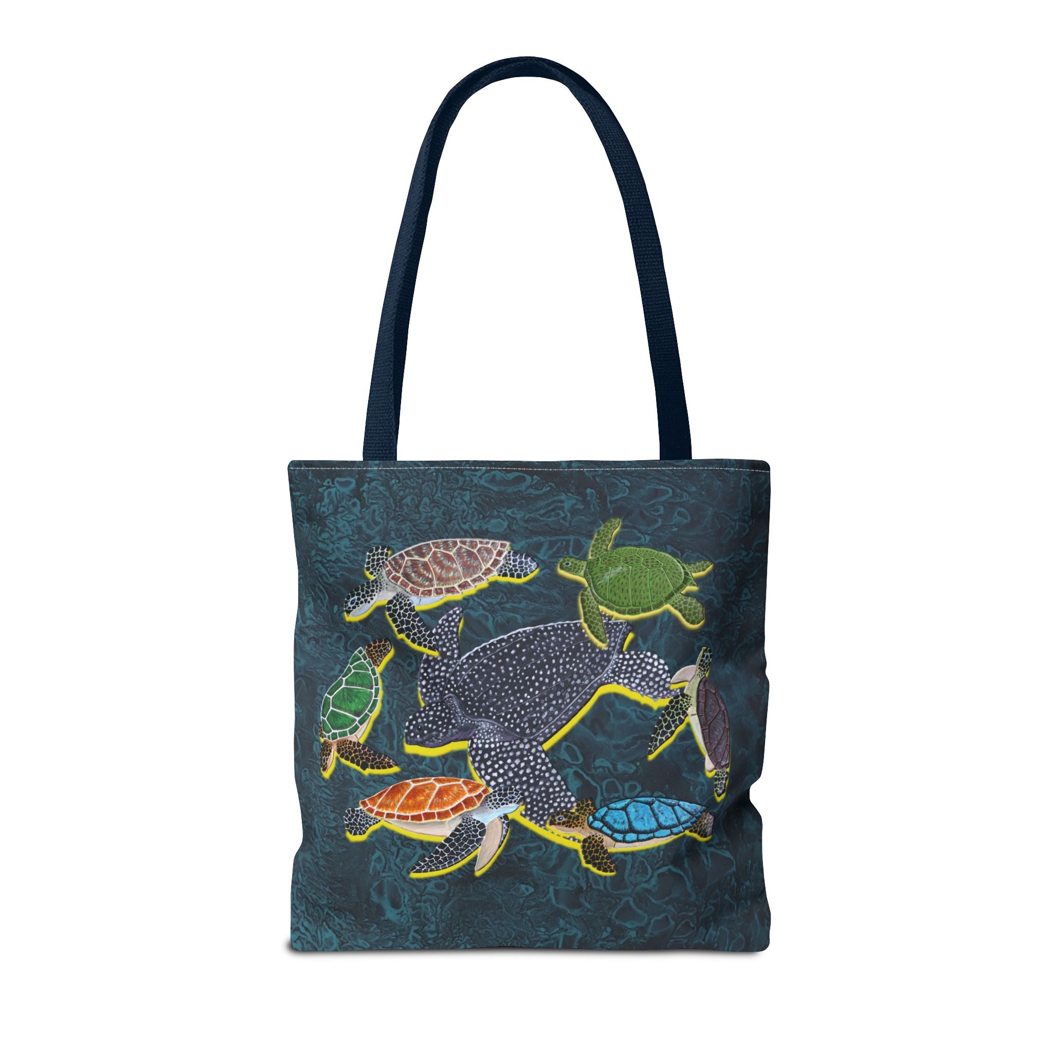 Tote Bag - Sea Turtle Swirl - Midnight