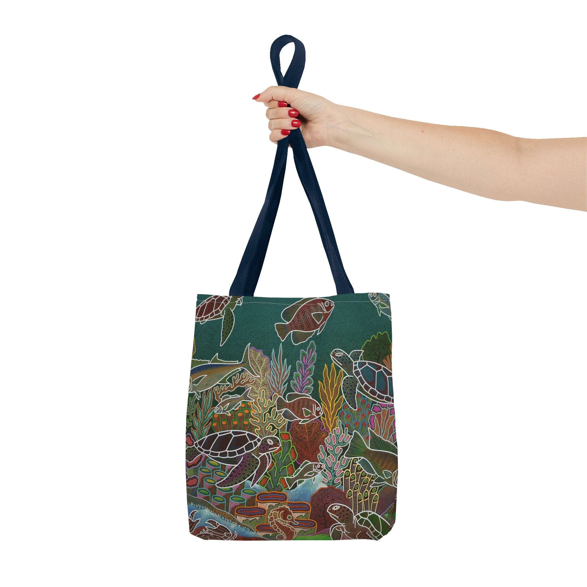 Sea Turtle and Friends Tote Bag