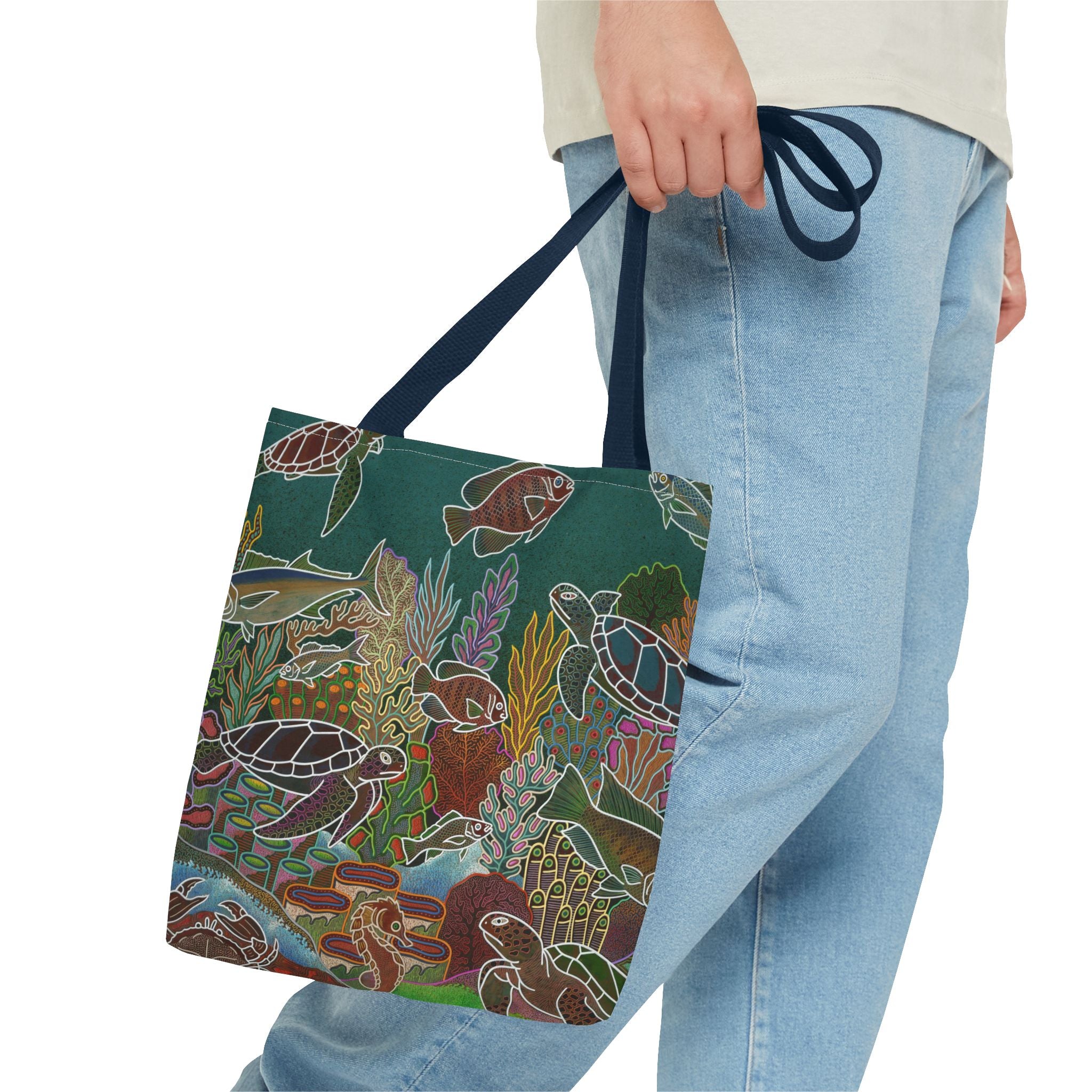 Sea Turtle and Friends Tote Bag