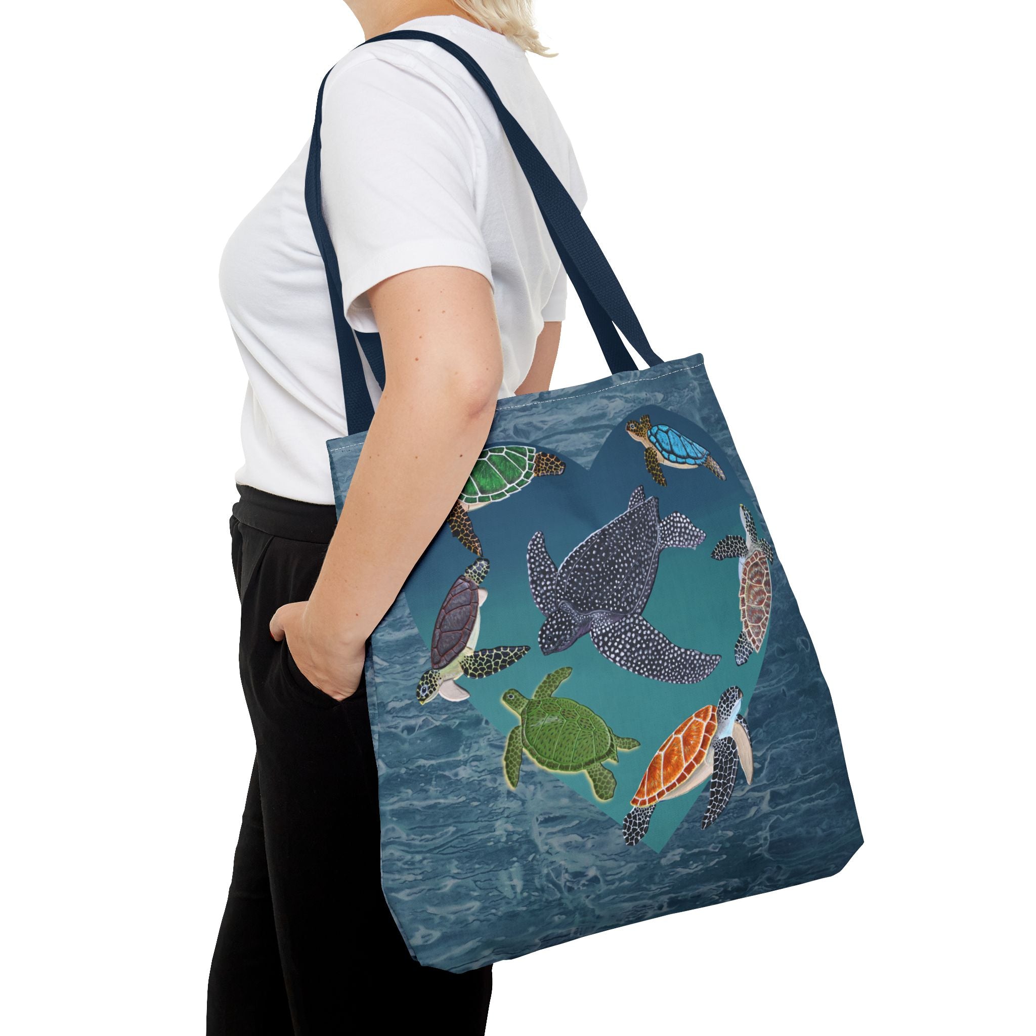 Tote Bag - Seven Sea Turtle Love