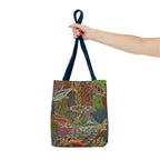 Electric Underwater Turtle Reef Tote Bag