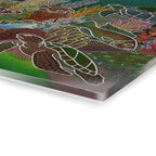 Acrylic Prints (French Cleat Hanging) - Blue Water Print for Home Decor