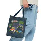 Tote Bag - Sea Turtle Swirl - Midnight