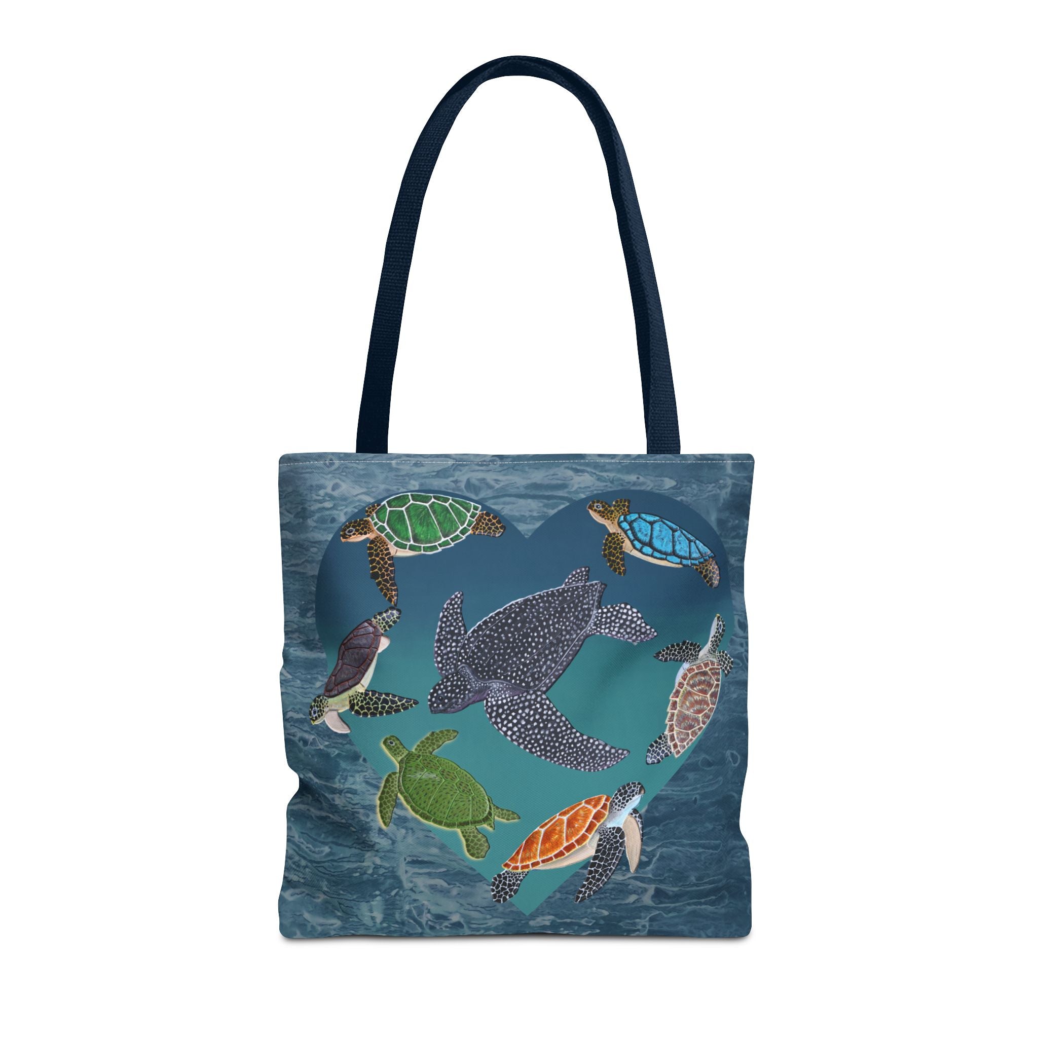 Tote Bag - Seven Sea Turtle Love