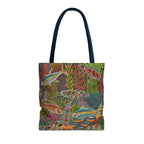 Electric Underwater Turtle Reef Tote Bag