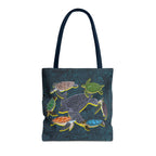 Tote Bag - Sea Turtle Swirl - Midnight