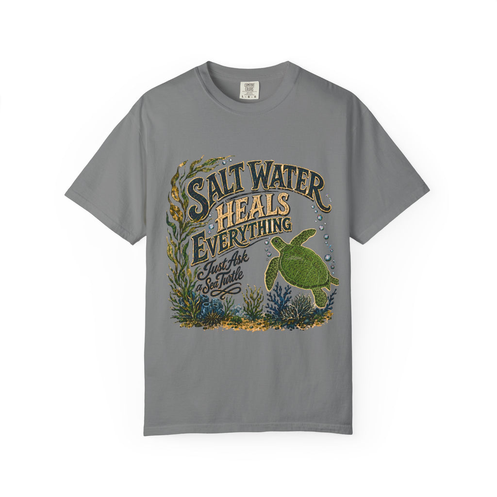 Salt Water | Guinevere the Green Sea Turtle T-Shirt