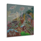 Acrylic Prints (French Cleat Hanging) - Blue Water Print for Home Decor