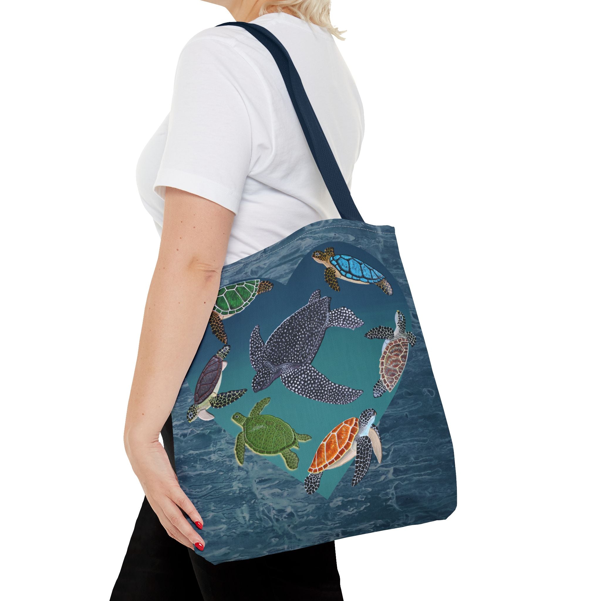 Tote Bag - Seven Sea Turtle Love