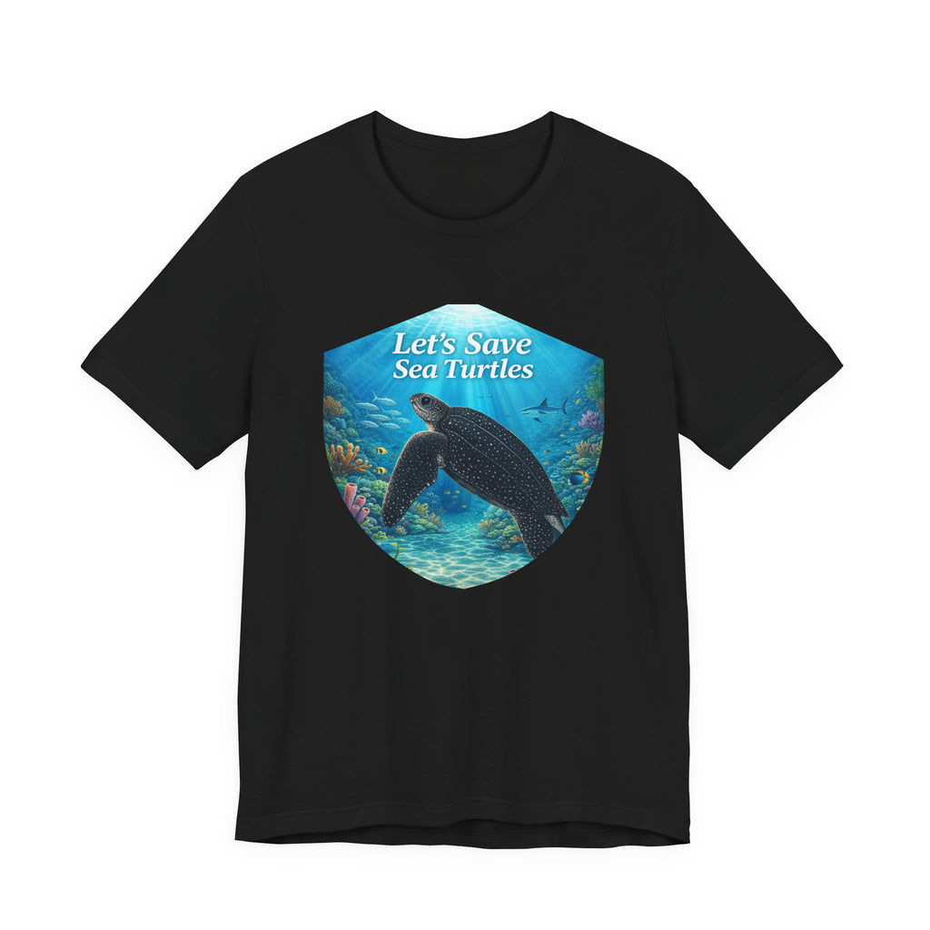 Sea Turtle Conservation Tee — "Let's Save Sea Turtles" Graphic T-Shirt