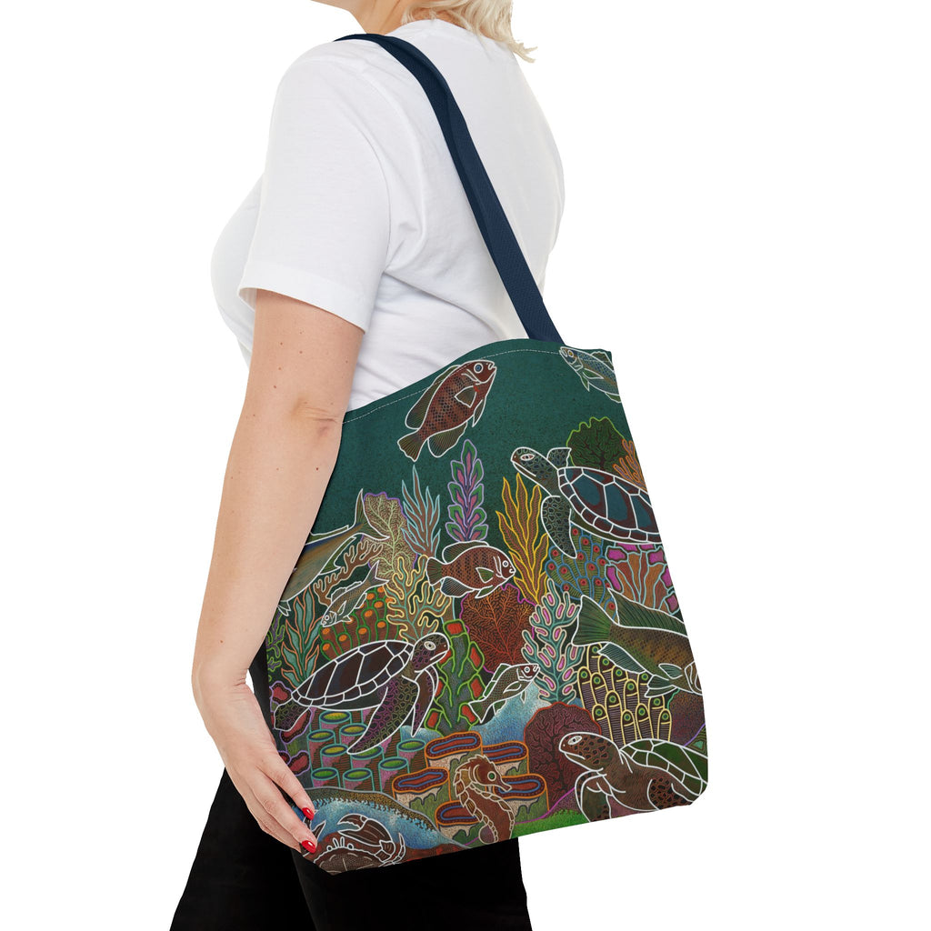 Sea Turtle and Friends Tote Bag