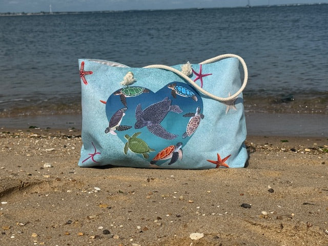 ST7 Everyday Bag - Sea Turtle Heart
