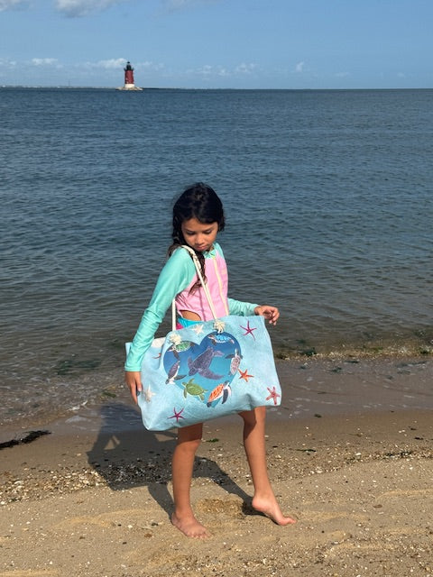 ST7 Everyday Bag - Sea Turtle Heart