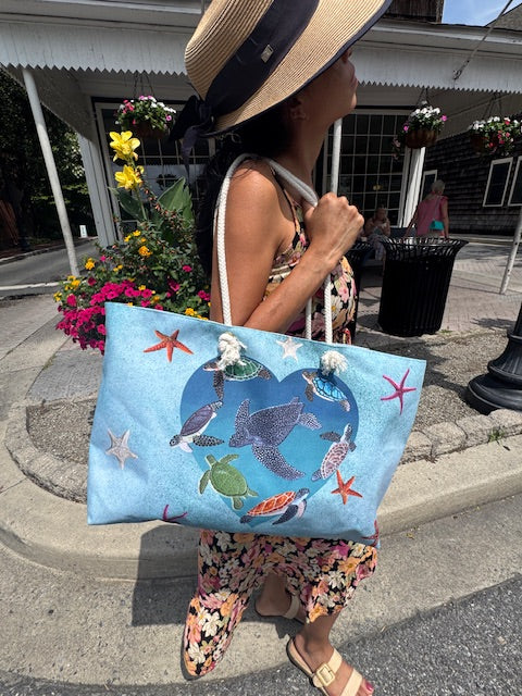 ST7 Everyday Bag - Sea Turtle Heart